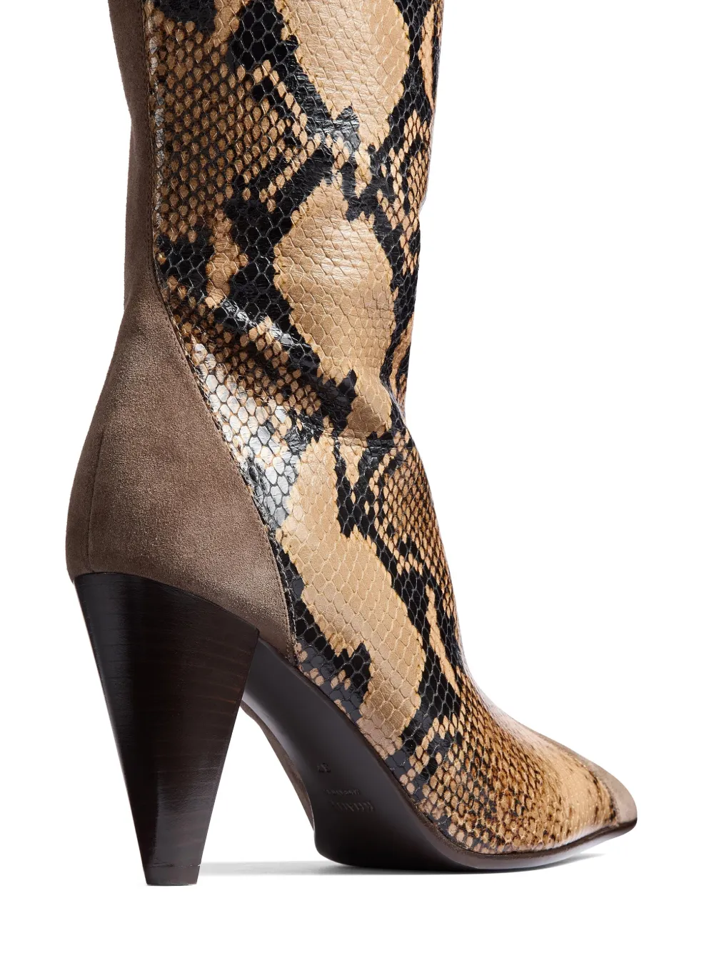 KHAITE Harvey overknee laarzen Bruin