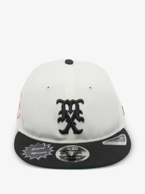 SAINT MXXXXXX x New Era logo-patch cap