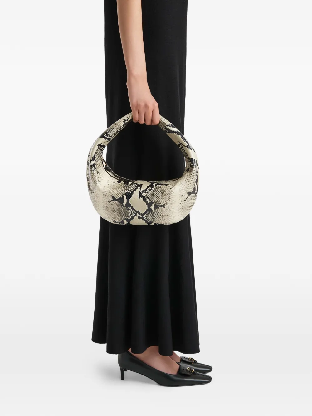KHAITE Olivia medium tas Beige