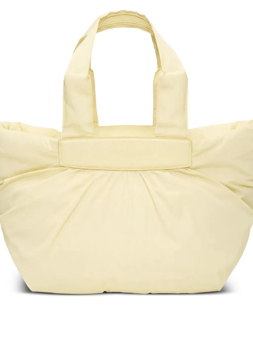 VeeCollective Caba shopper met ruches Geel