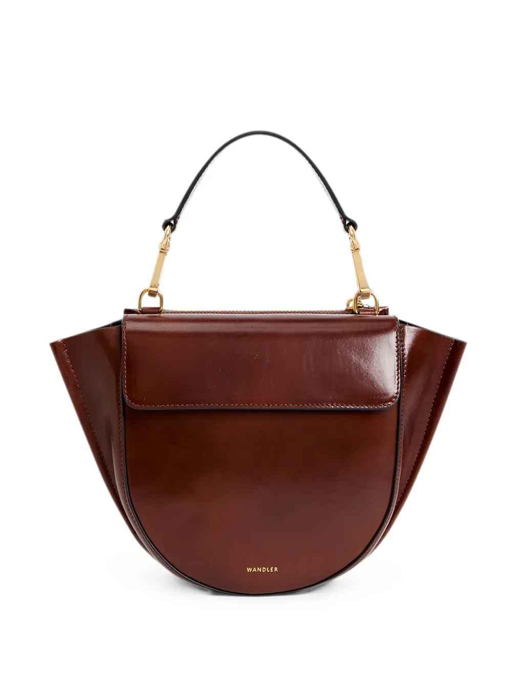 Wandler Hortensia leather mini bag - Marrone