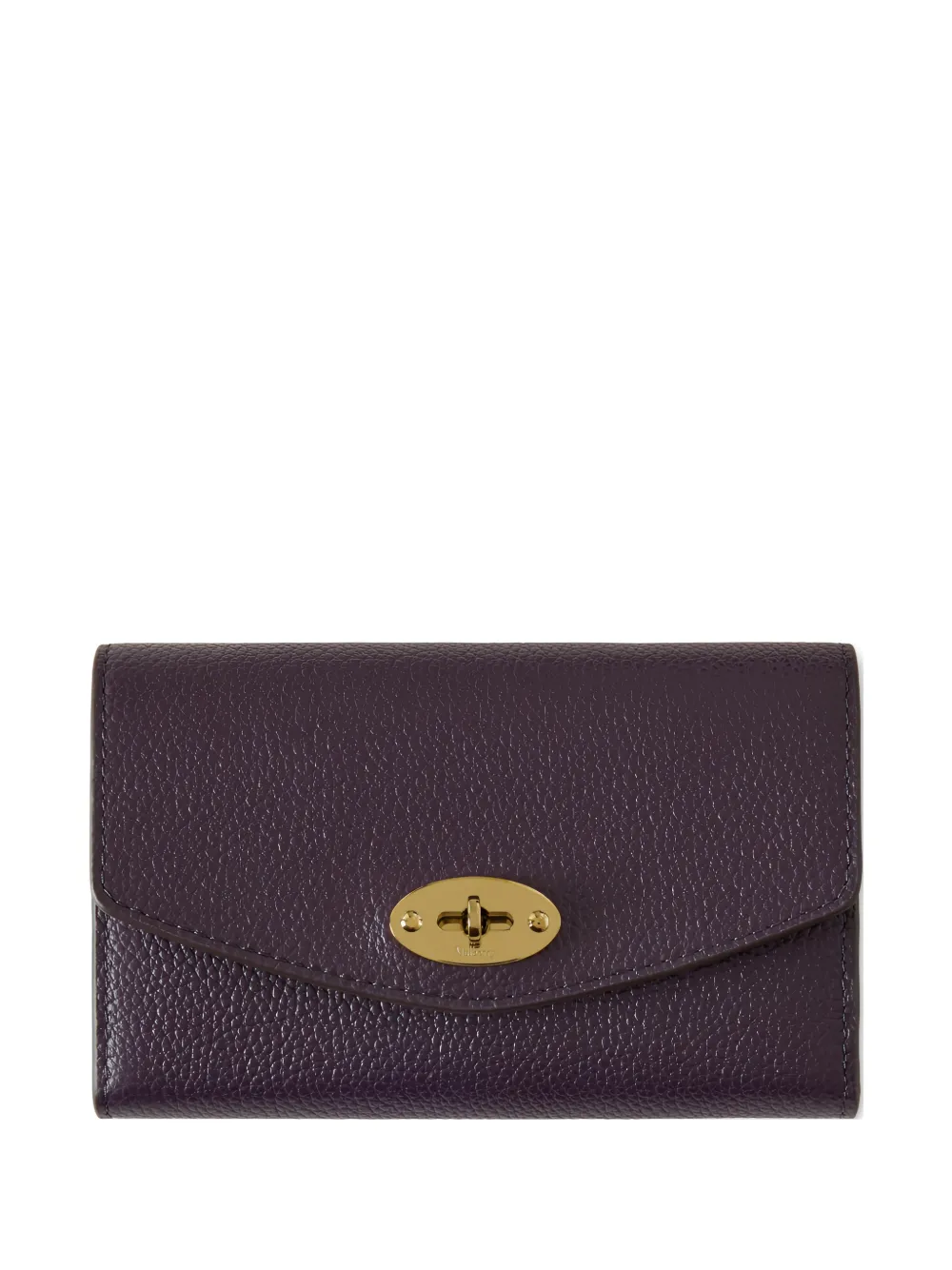 Mulberry Darley grained leather wallet - Viola