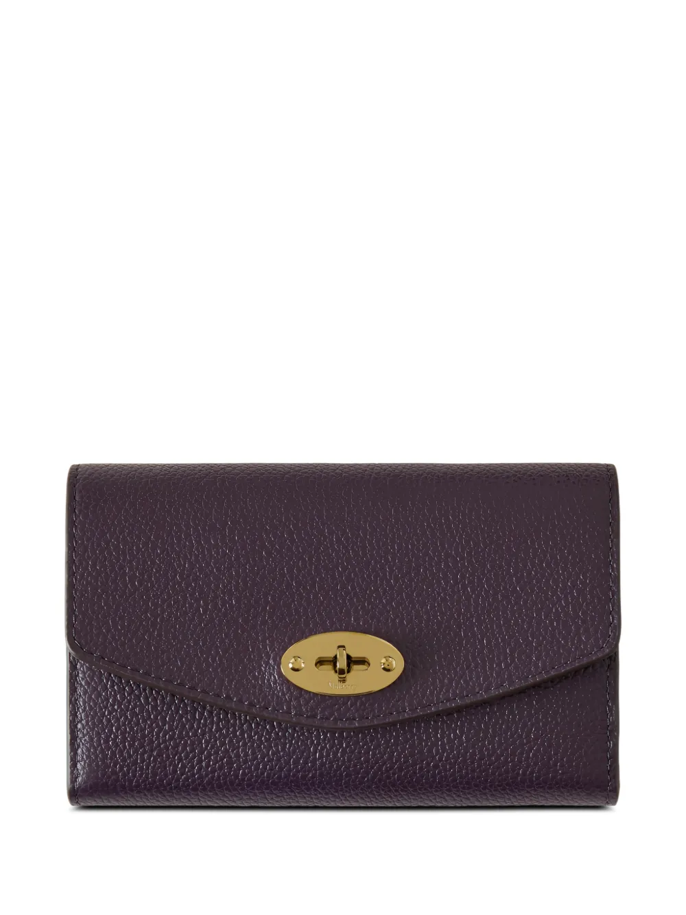 Mulberry Darley grained leather wallet - Viola