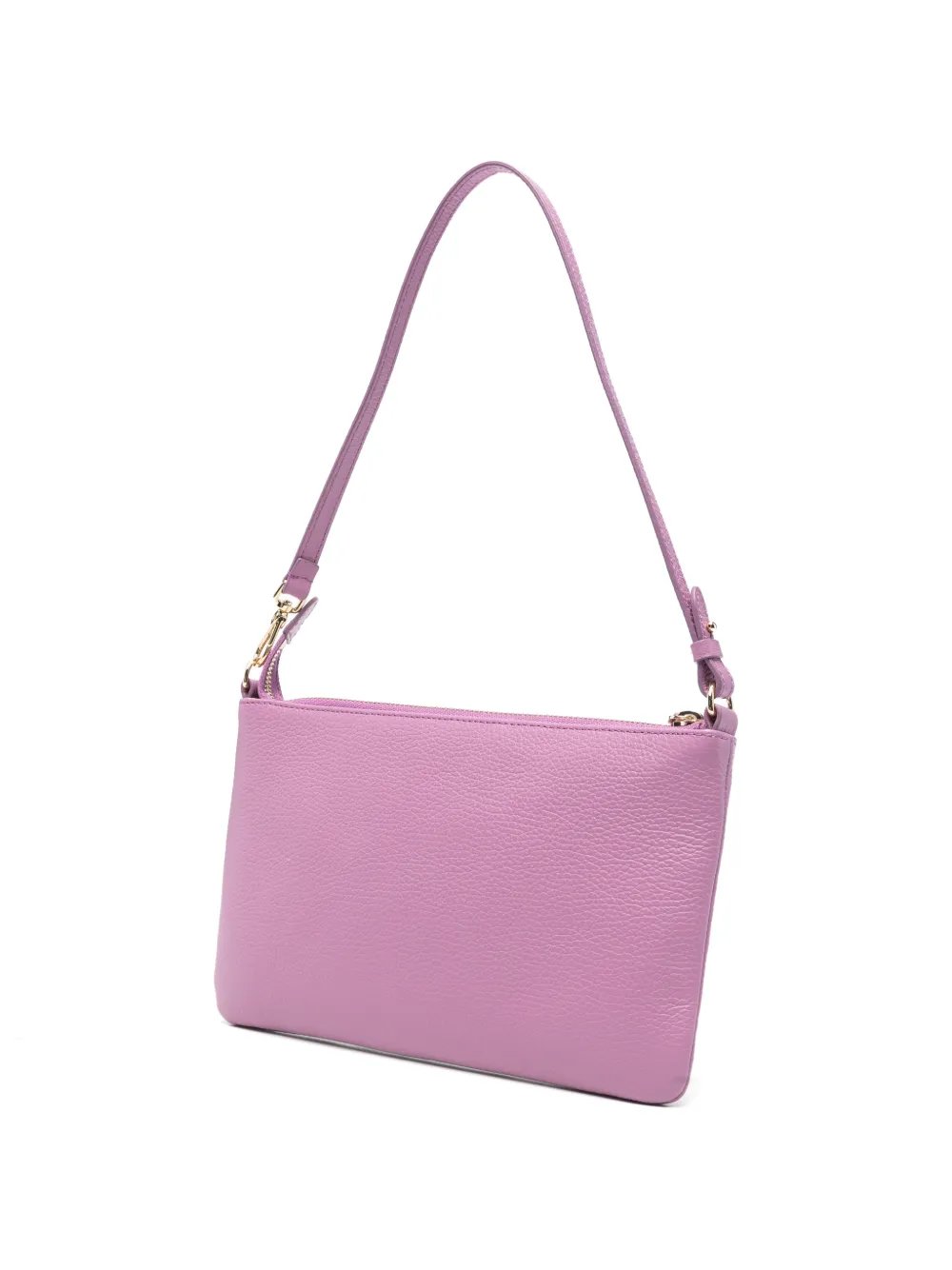 Coccinelle C-Easy clutch van bewerkt leer Paars