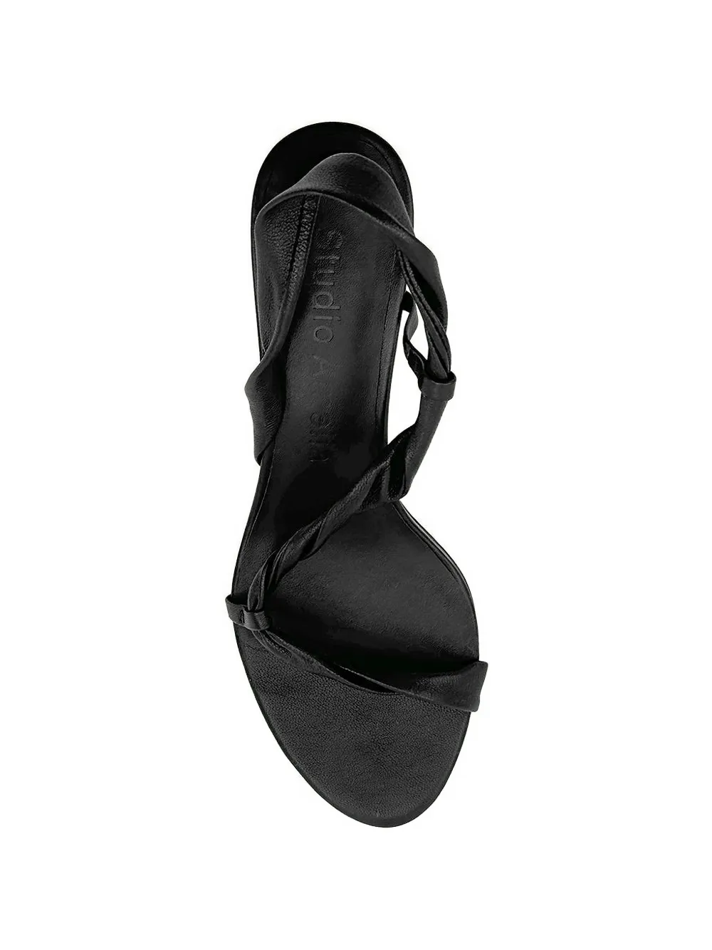 Studio Amelia Siena sandalen met gedraaid bandje Zwart