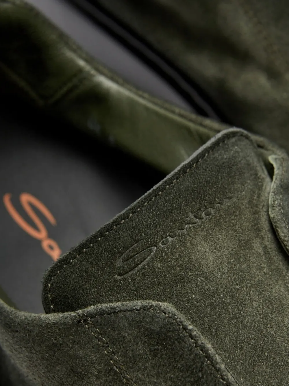 Santoni Victory-2 slip-on sneakers Groen