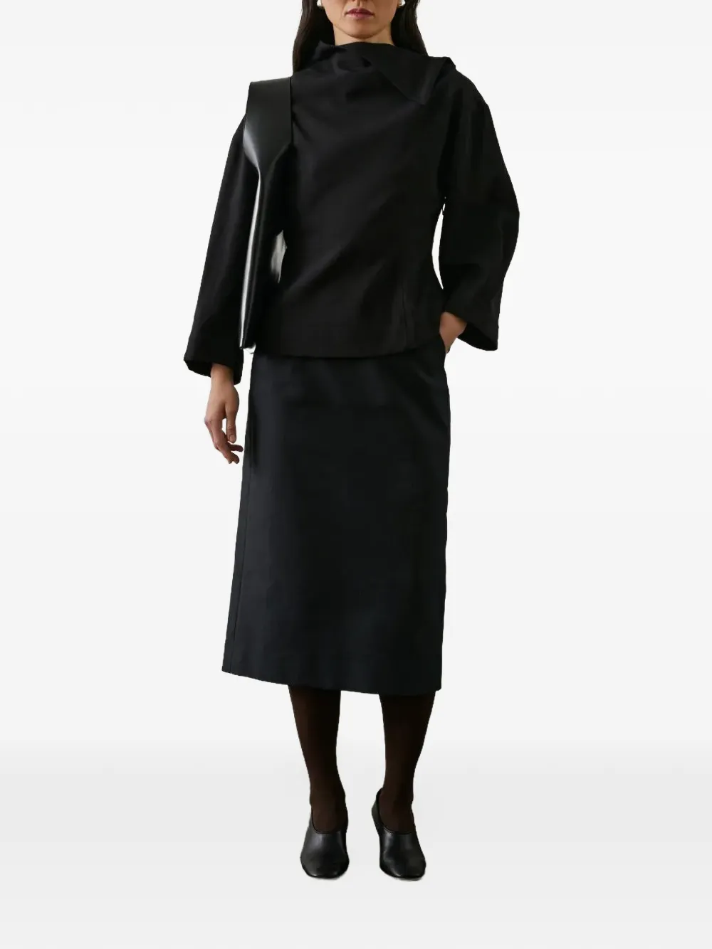 Soeur Figari asymmetrische top Zwart