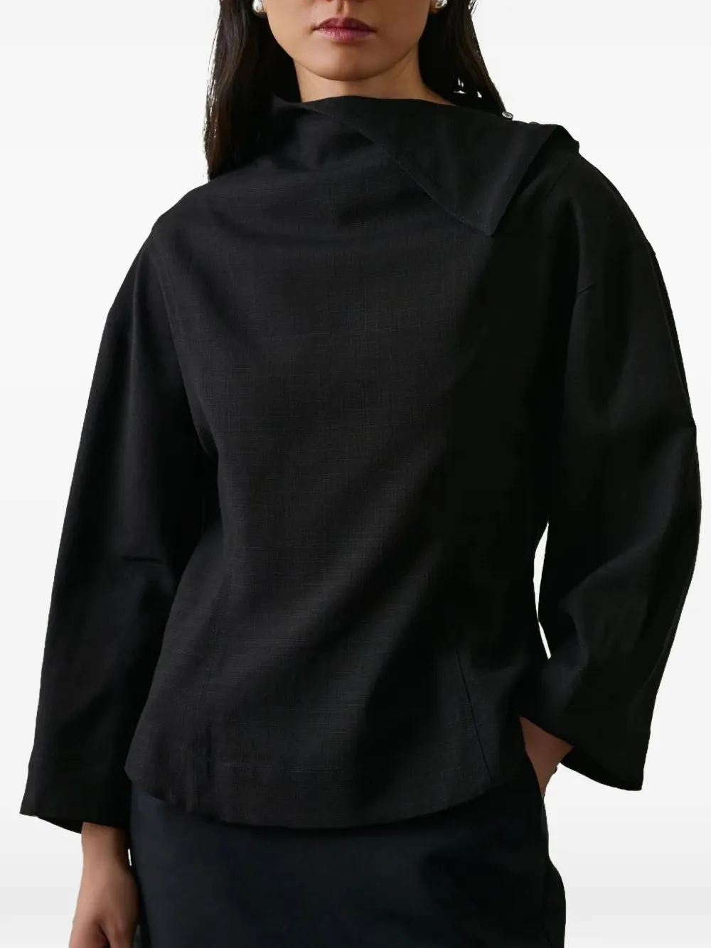 Soeur Figari asymmetrische top Zwart