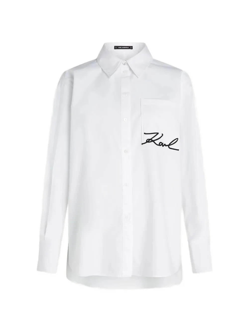 Karl Lagerfeld signature pocket shirt - Bianco