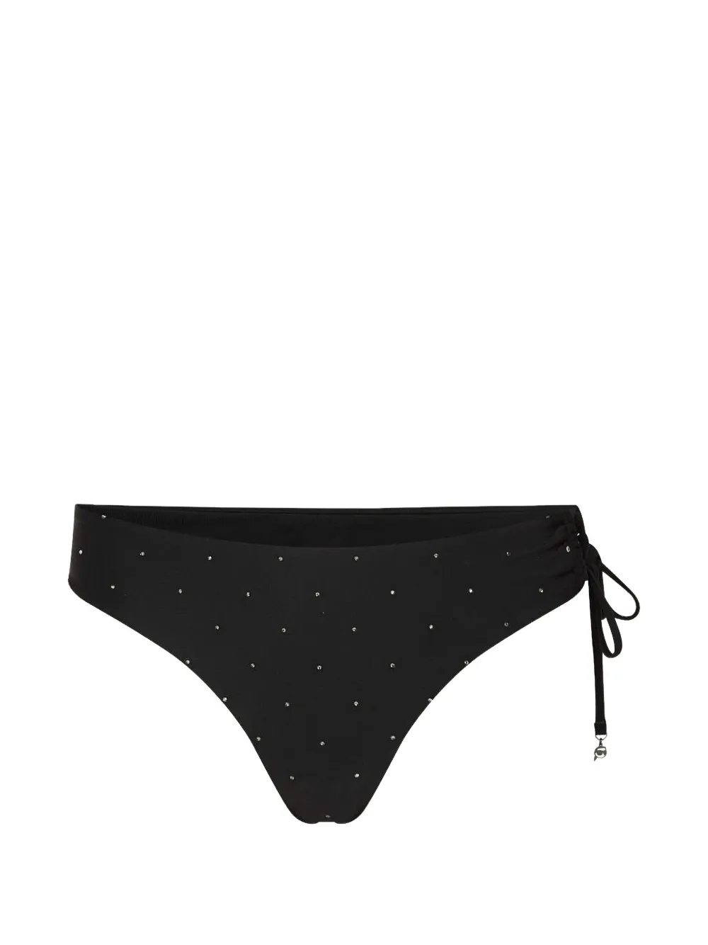 Karl Lagerfeld rhinestone-embellished bikini bottoms - Nero