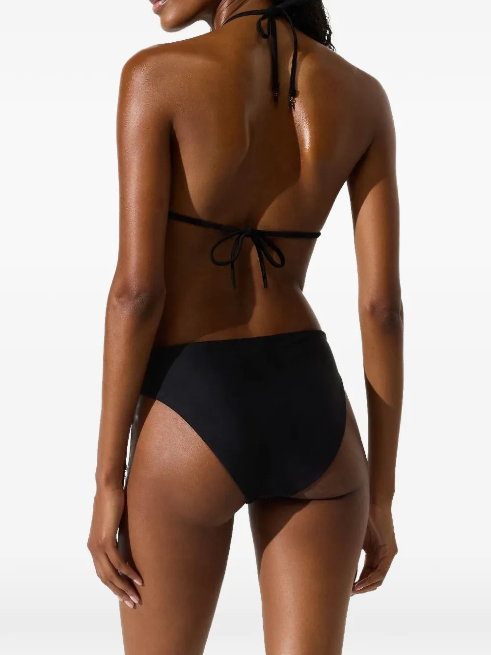 Karl Lagerfeld Ikon bikinislip met stras Zwart