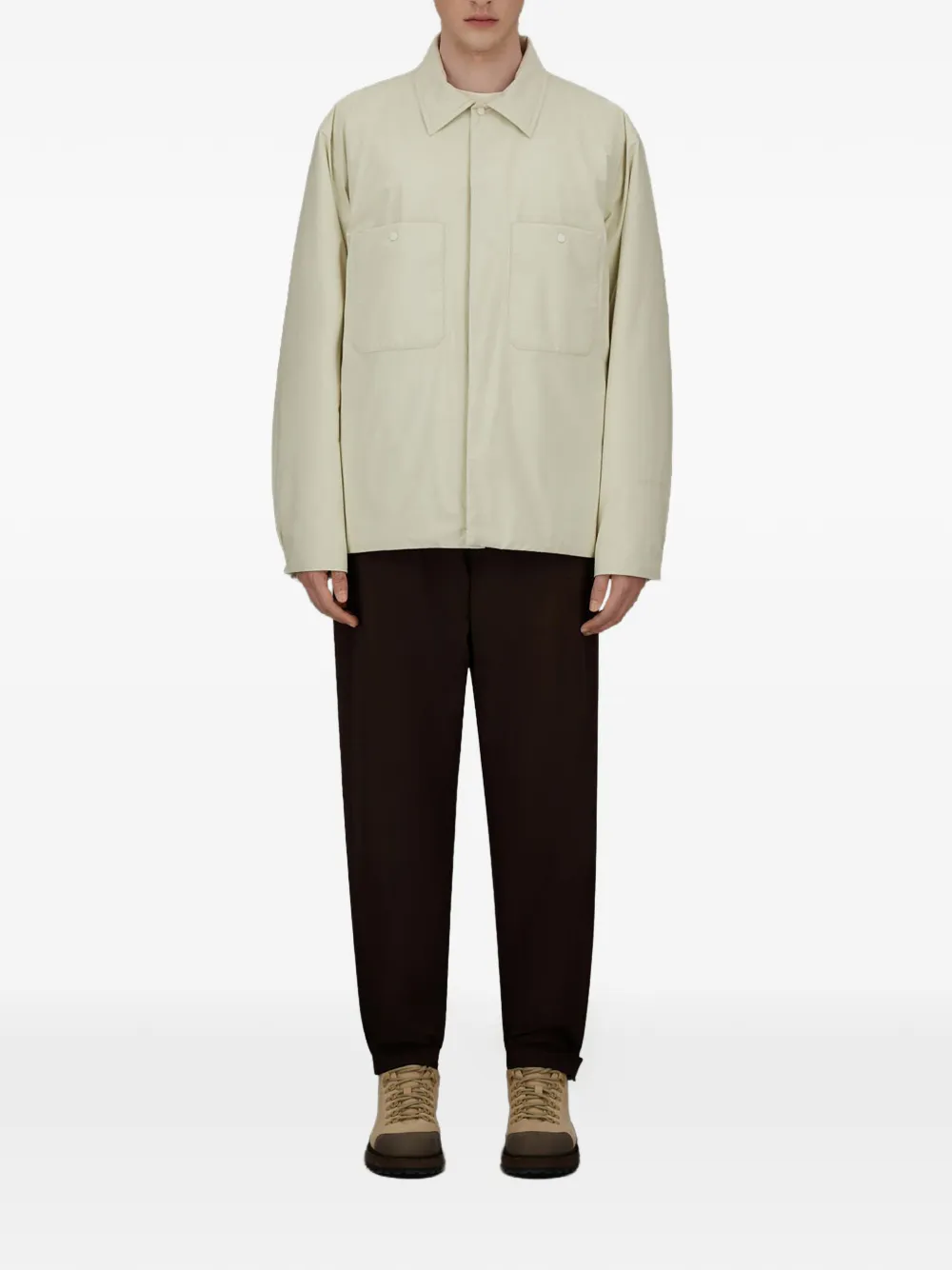 Laminar Geweven jack Beige
