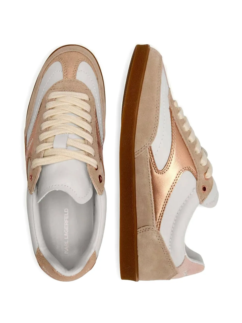 Karl Lagerfeld Kandidate leather sneakers Wit