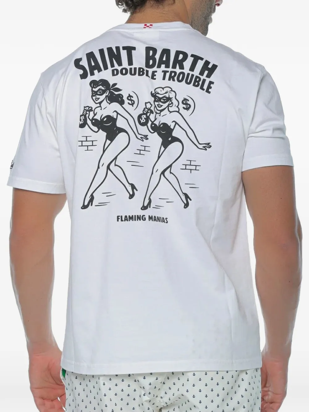 MC2 Saint Barth Portland T-shirt met print Wit