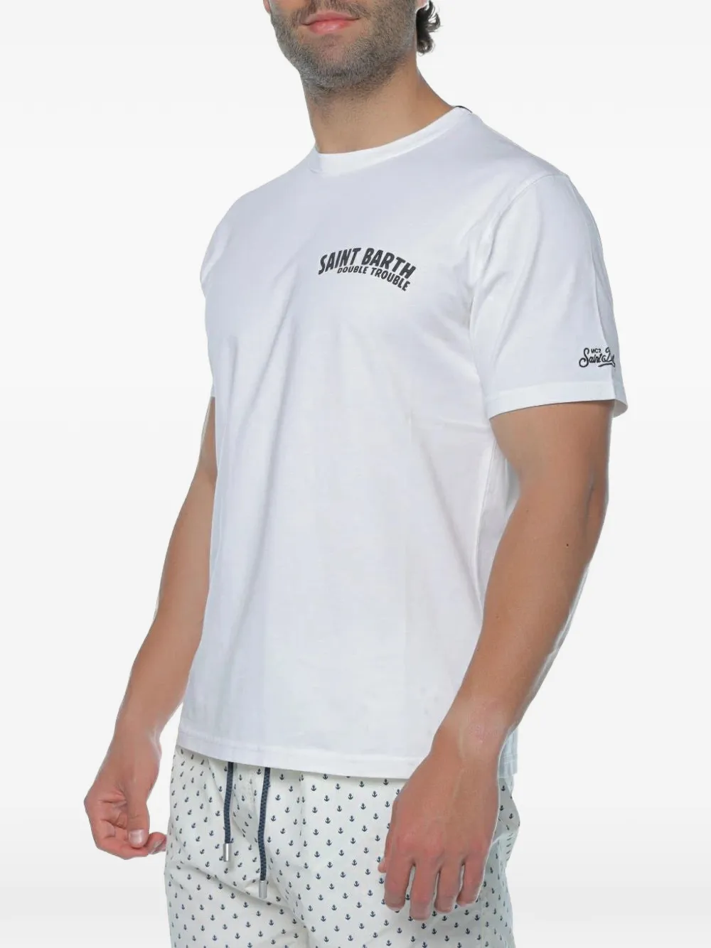 MC2 Saint Barth Portland T-shirt met print Wit
