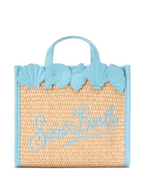 MC2 Saint Barth Vivian shell-appliqué satchels bag