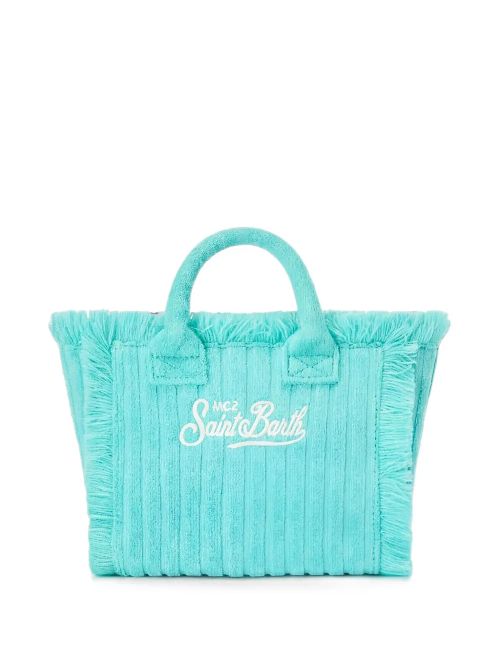 MC2 Saint Barth Vanity mini-shopper met franje Blauw