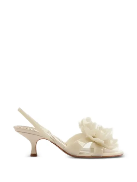 FARM Rio slingback-sandaler med blomsterapplikation