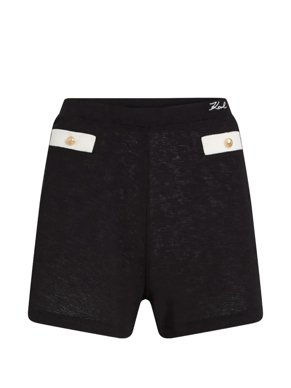 Karl Lagerfeld Karl signature shorts - Nero