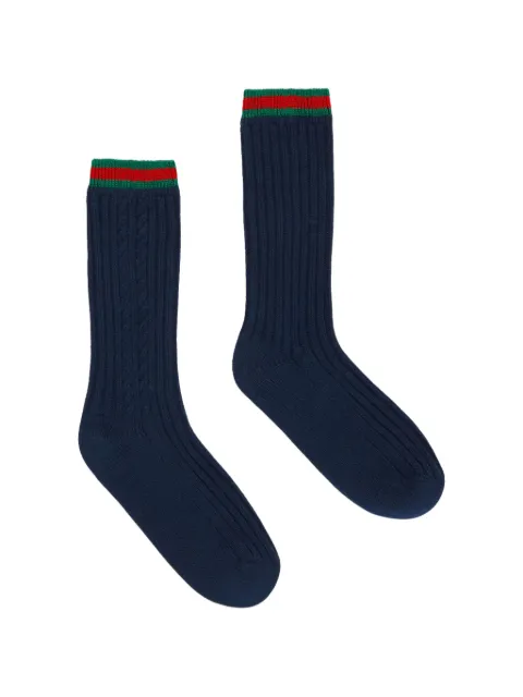 Gucci Kids cable-knit socks