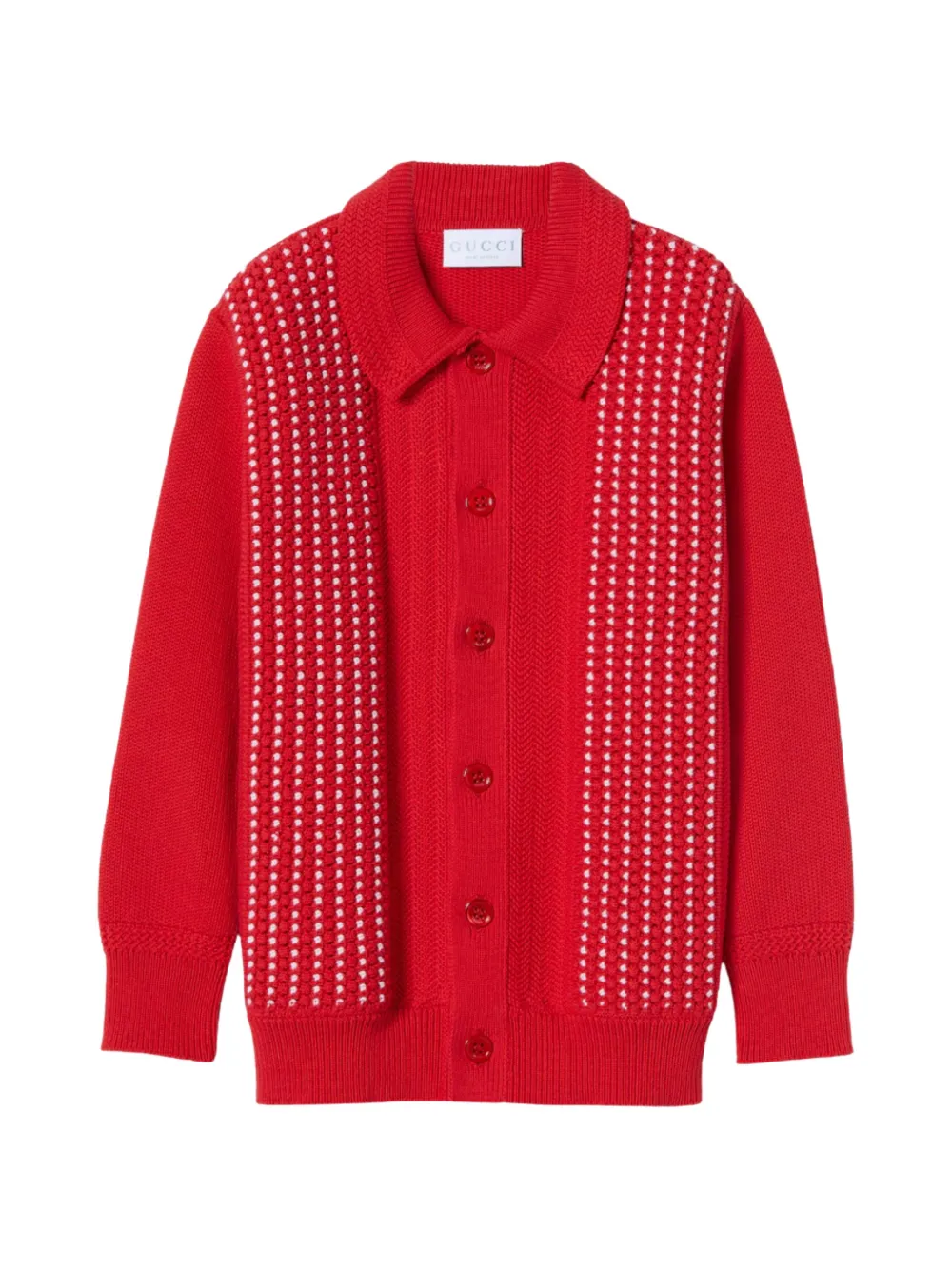 Gucci Kids button-up cardigan - Rot