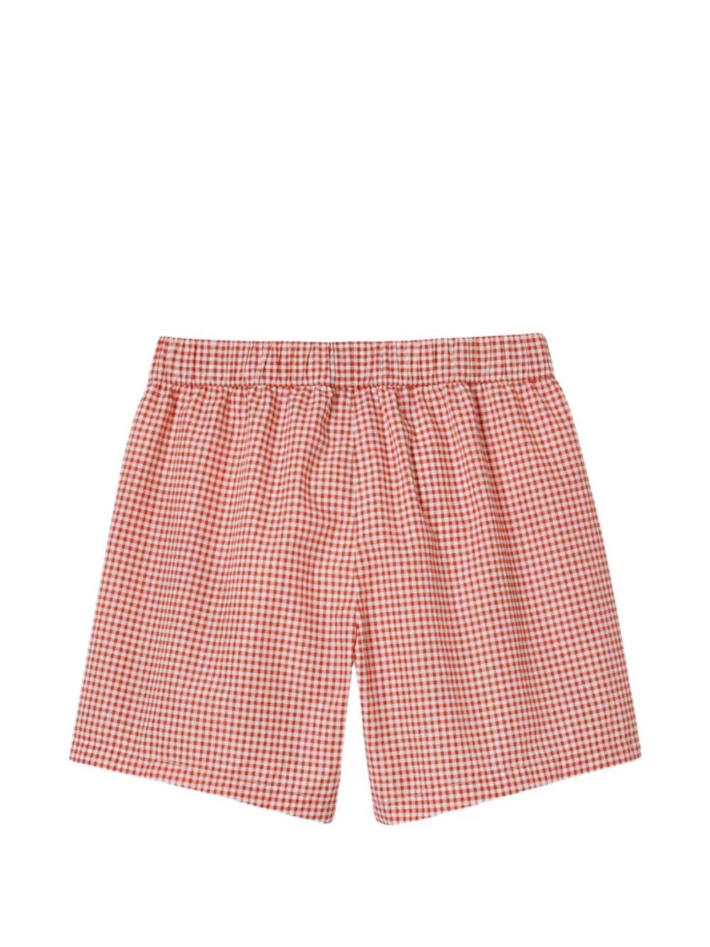 Gucci Kids Shorts met gingham ruit Rood