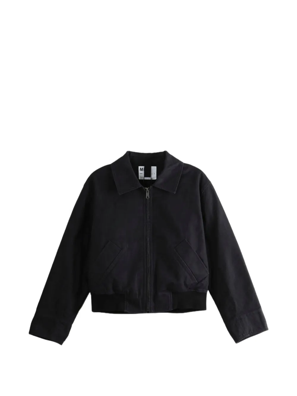 Mhl By Margaret Howell zip-up cropped jacket - Blu