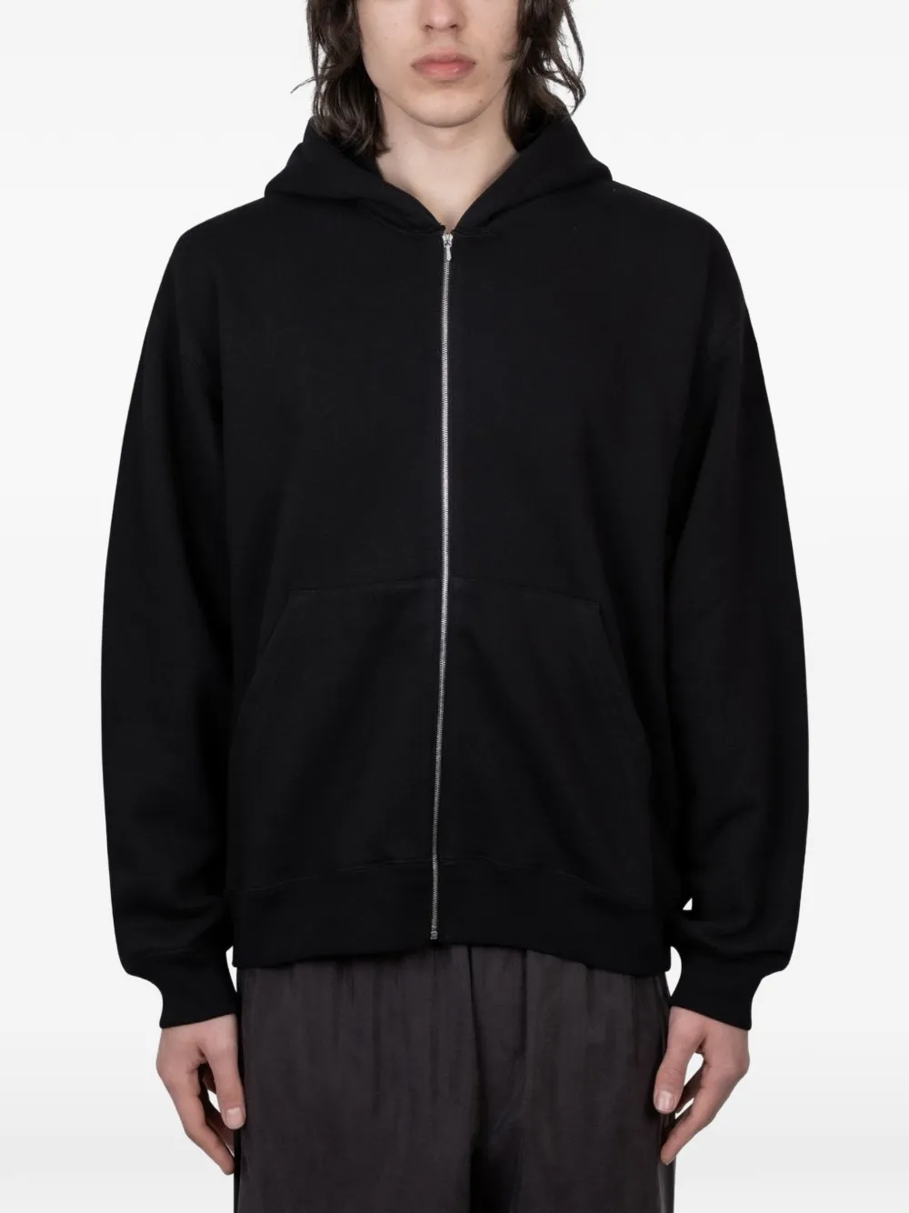 STEIN zip-up hoodie - Black