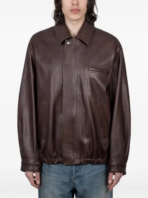 STEIN zip-up leather jacket