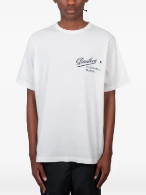 Satisfy ダメージ ロゴ Tシャツ | ホワイト | FARFETCH JP