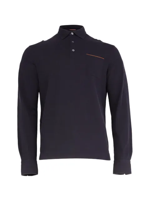 Ermenegildo Zegna Vintage long-sleeve polo shirt