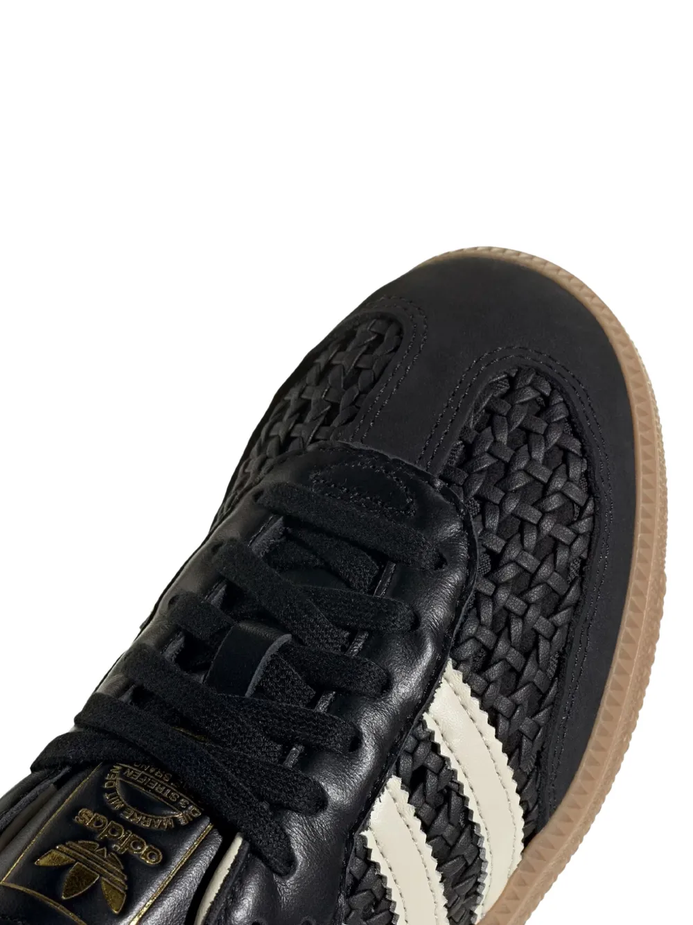 adidas Samba OG woven-detailing sneakers Zwart