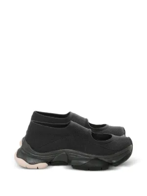 GROUNDS Moopie Mary Jane bubble-sole Sneakers | Black | FARFETCH