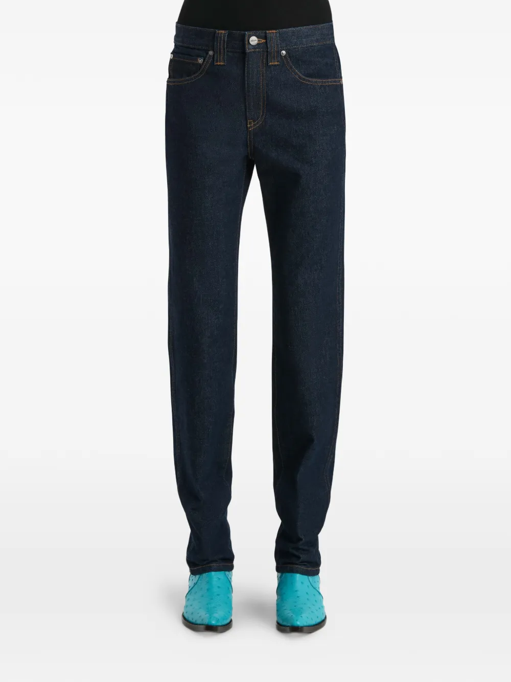 KHAITE Farley jeans Blauw