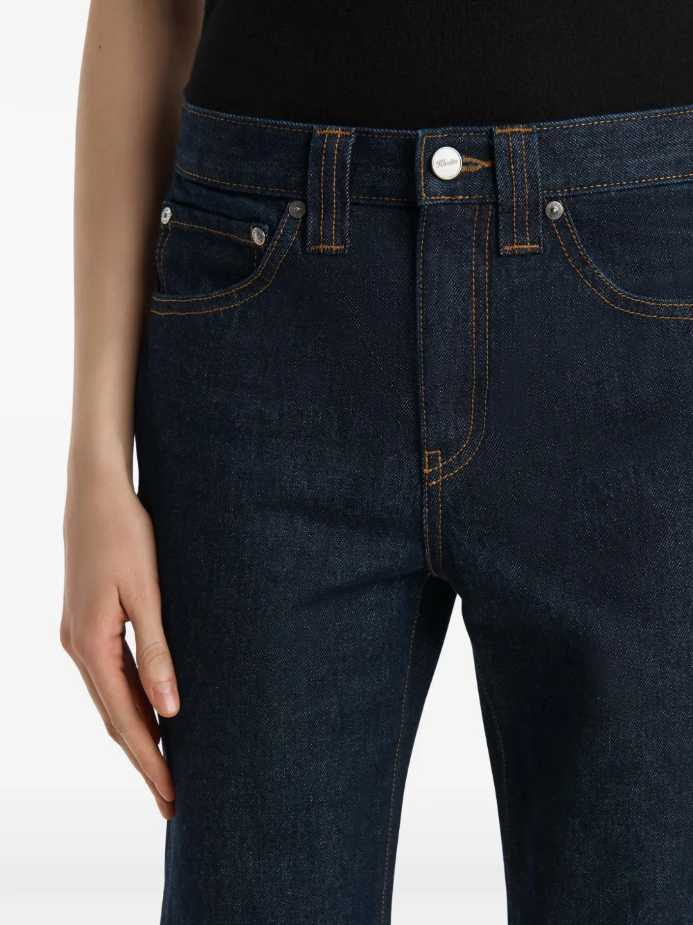 KHAITE Farley jeans Blauw