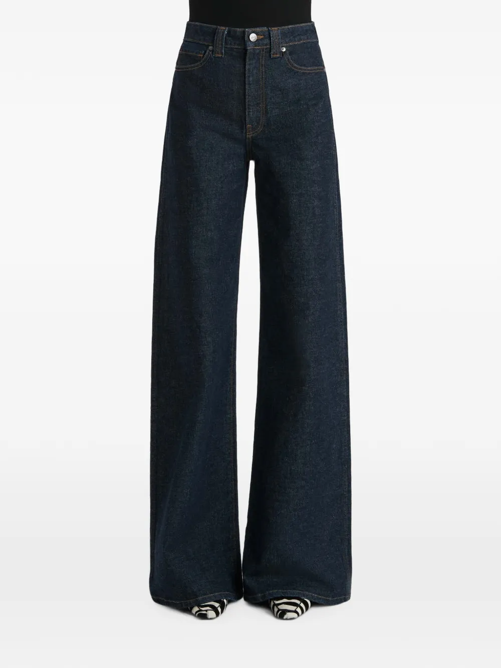 KHAITE Dane stretch jeans - Blu