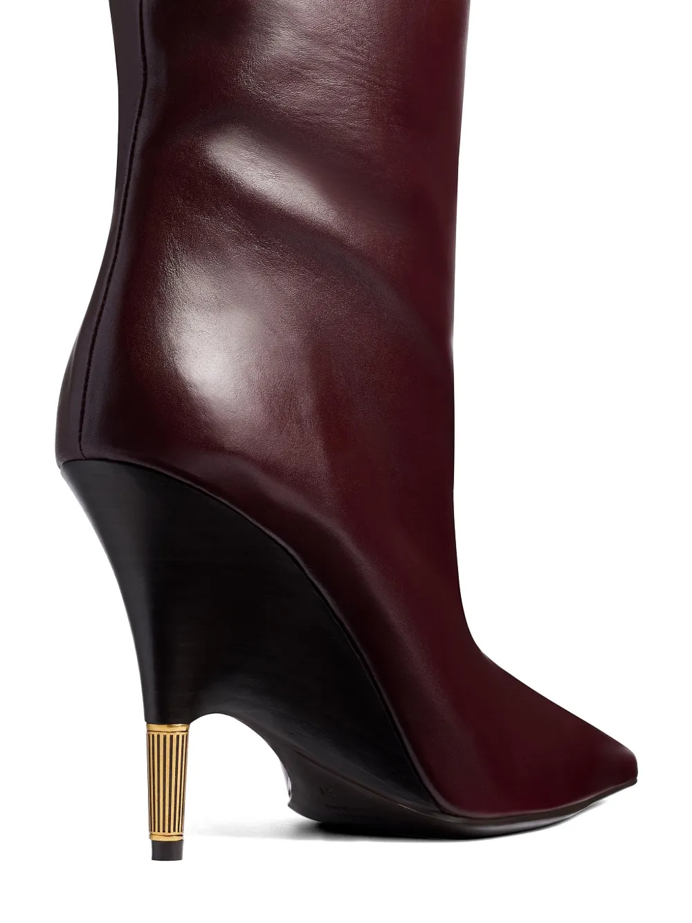 KHAITE Bella knielaarzen Rood