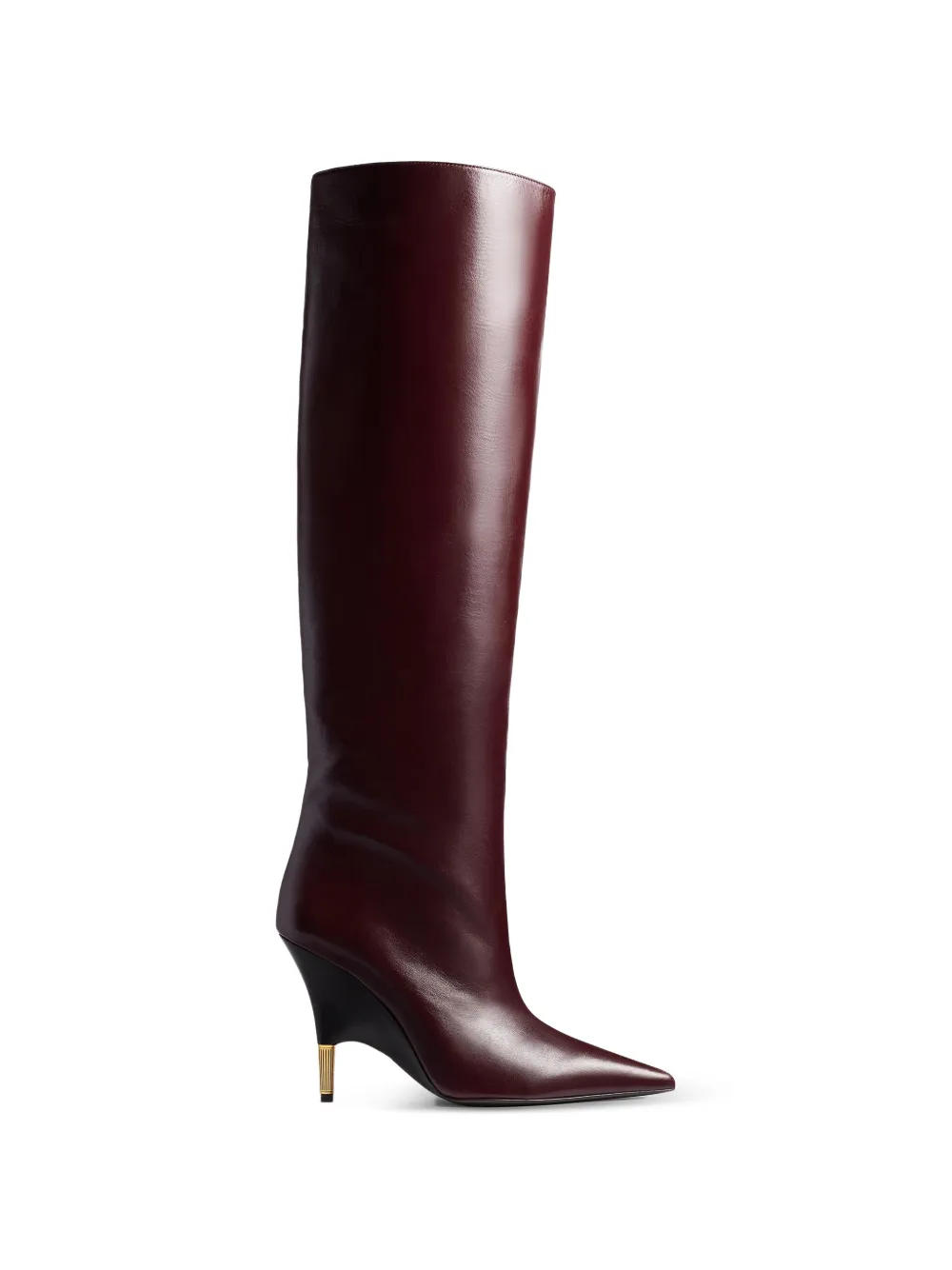 KHAITE Bella knee-high boots - Rosso
