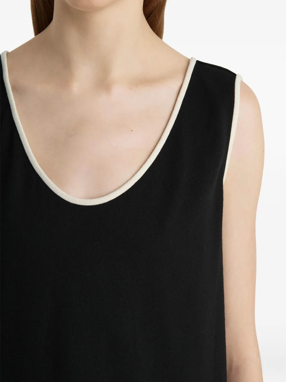 KHAITE Longo top Zwart