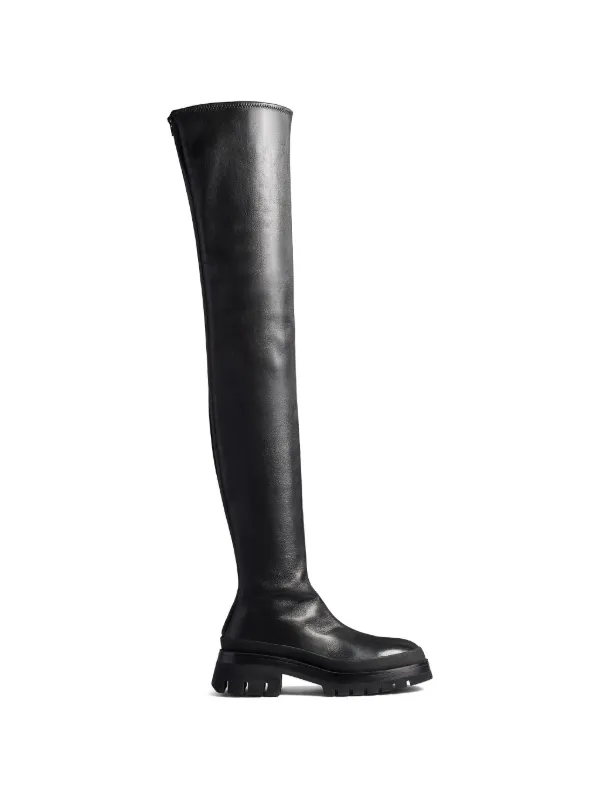 Khaite Fallon Over-the-knee Boots in Black