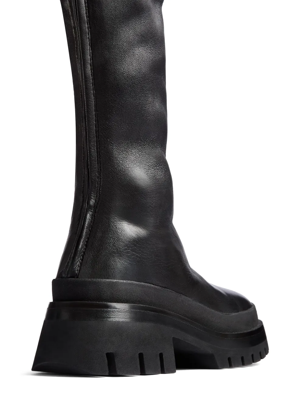 KHAITE Fallon overknee laarzen Zwart