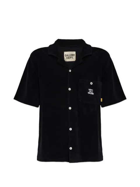 GALLERY DEPT. logo-print terry-cloth sweater