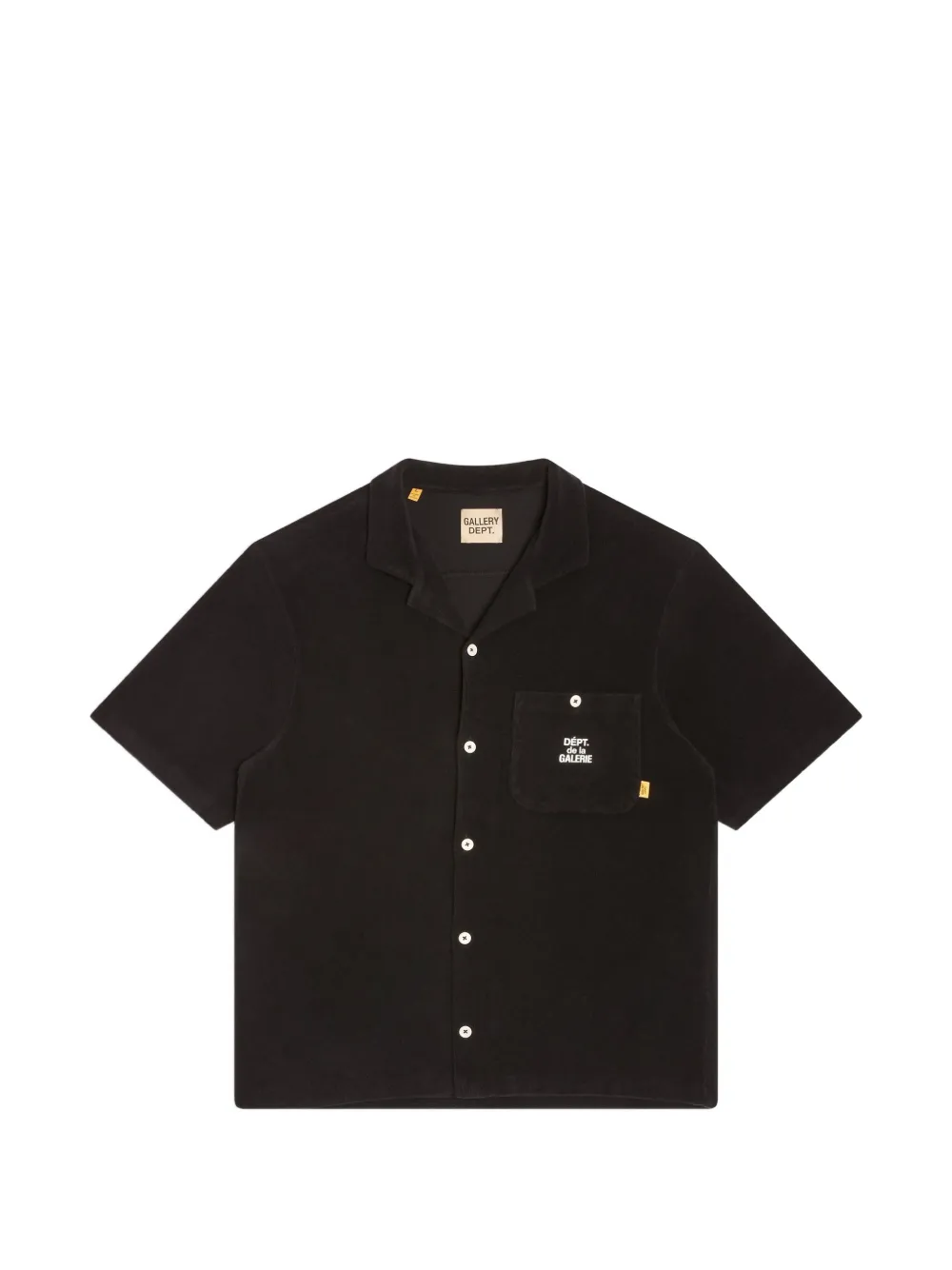 GALLERY DEPT. logo-print terry-cloth sweater - Black