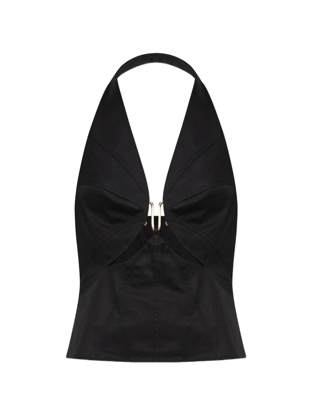 Cult Gaia Elorae halterneck top - Nero