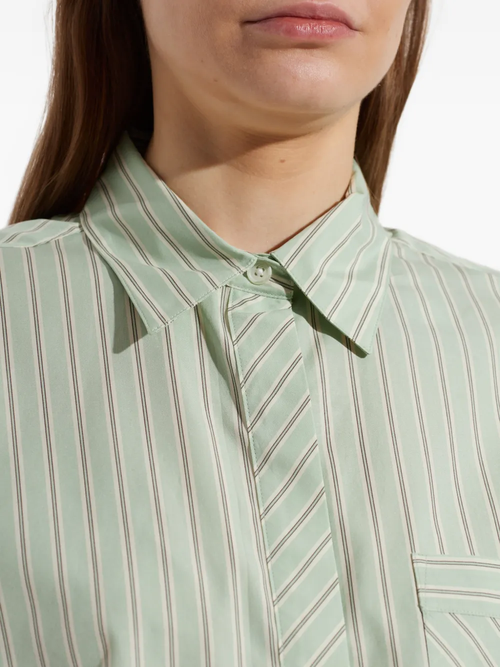 rag & bone Marin blouse met korte mouwen Groen