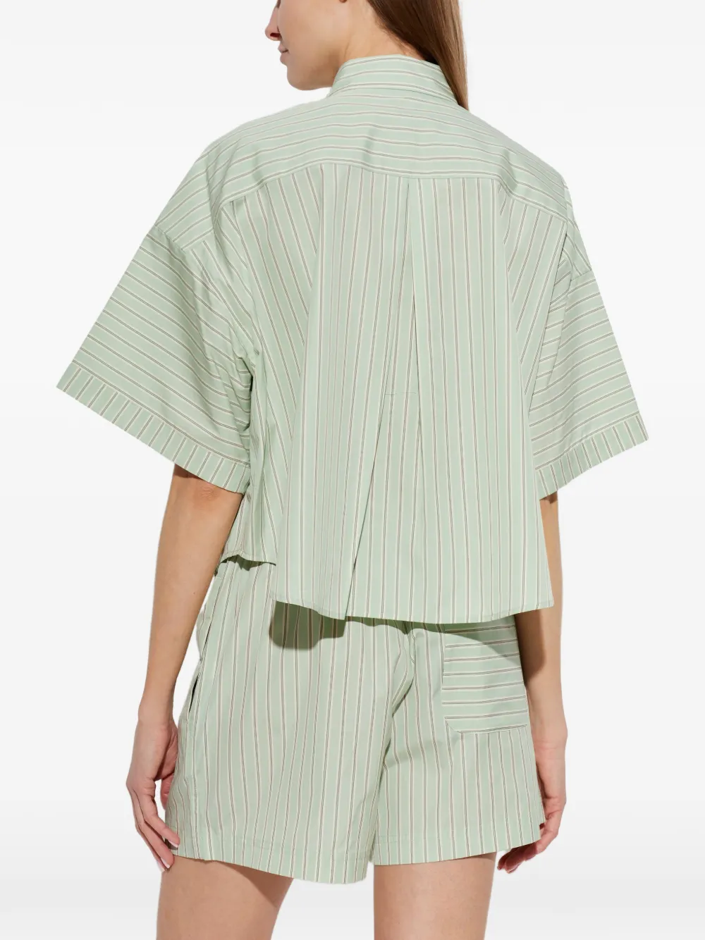 rag & bone Marin blouse met korte mouwen Groen