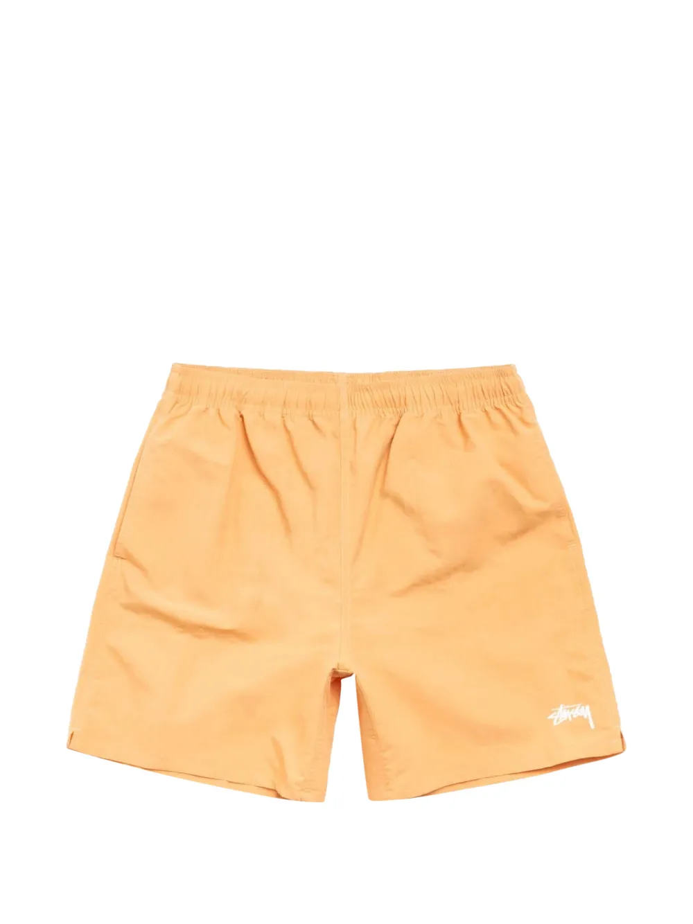 Stüssy logo-print swim shorts - Arancione
