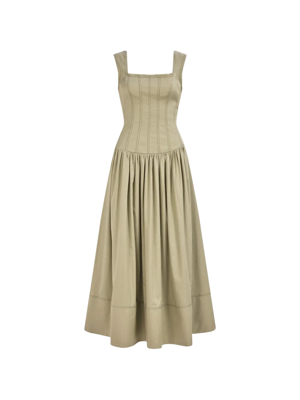 Aje Parallel midi dress - Verde