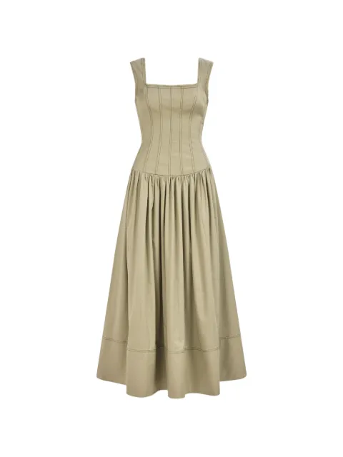 Aje Parallel midi dress