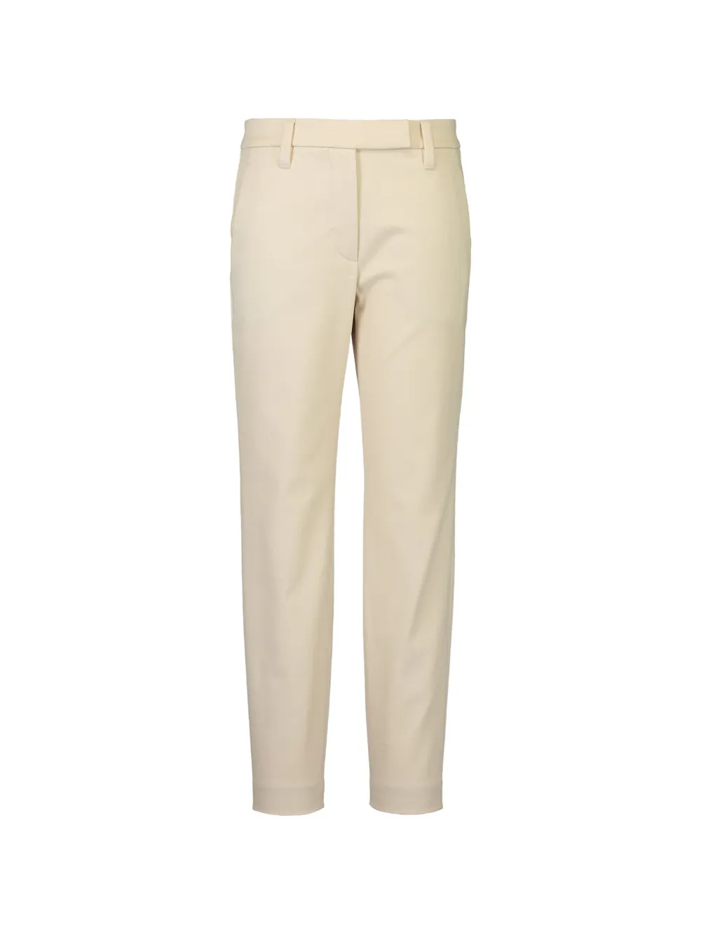 Brunello Cucinelli stretch-design tab-waist tailored trousers - Toni neutri